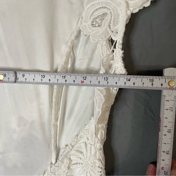 Lulus Romance Language White Backless Lace Dress - Picture 5 of 8